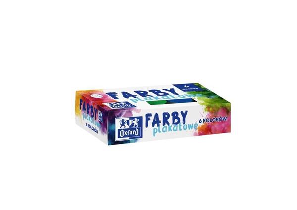 oxford farby plakatowe 6 kolorów 20ml   400167103 /40/