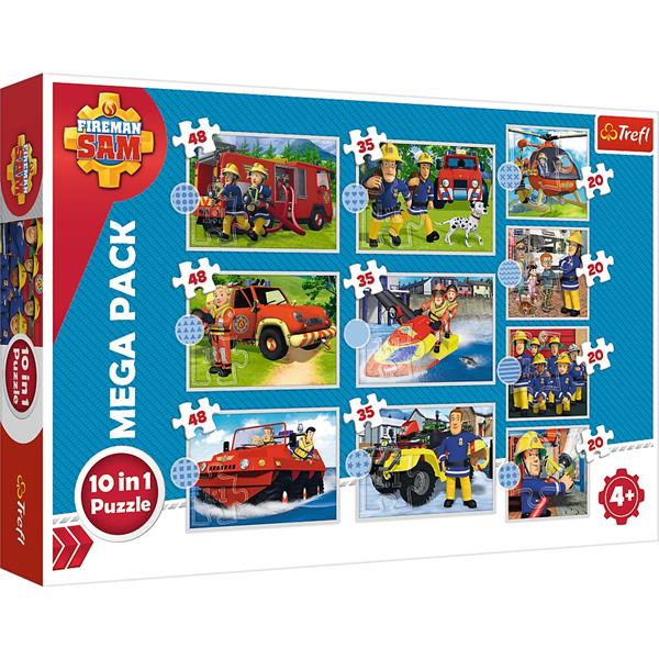 TREFL PUZZLE 10W1 STRAŻAK SAM 20,35,48EL90382