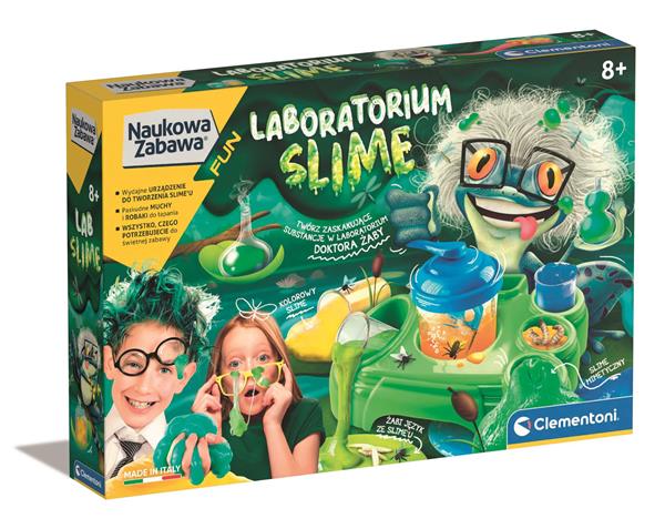 clementoni naukowa zabawa laboratorium slime 50726