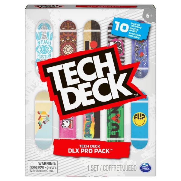 tech deck mini deskorolka na palec 10-pac dlx pro pack 20131972 spin master