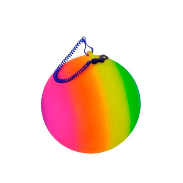 HIPO-PIŁKA GUMOWA 21CM TĘCZOWA W SIATCE720547