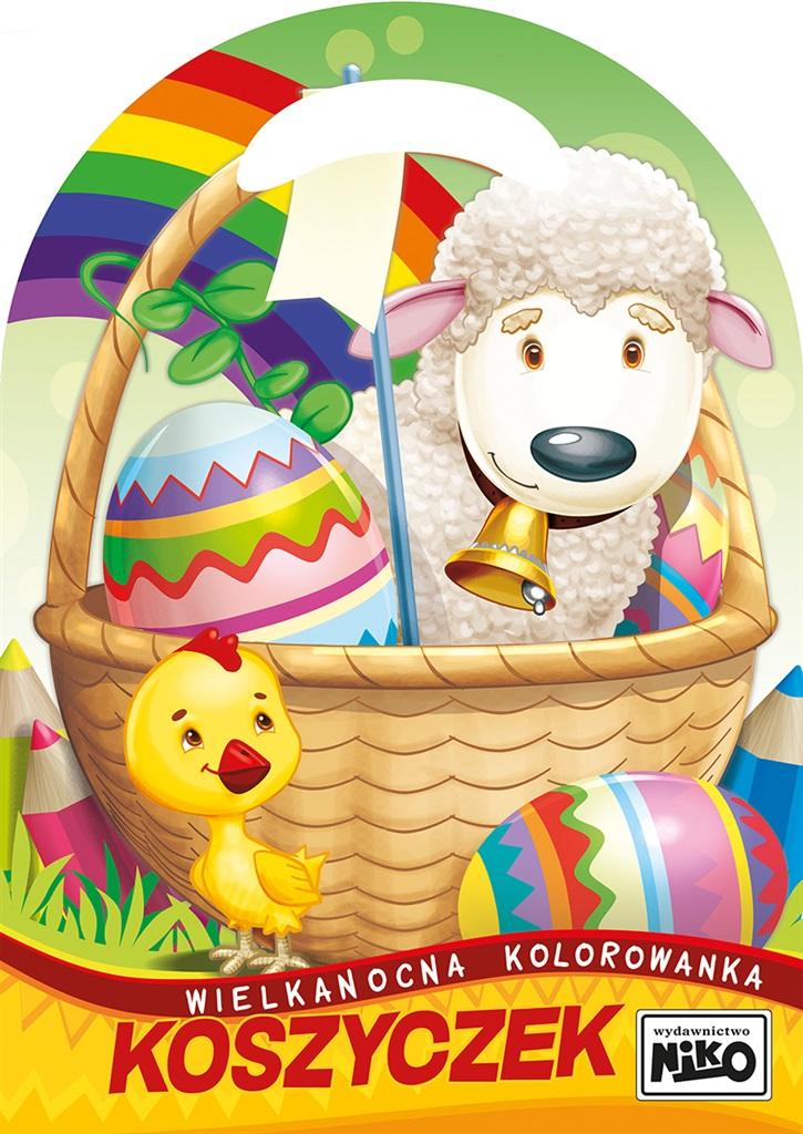 niko kolorowanka wielkanocna koszyczek