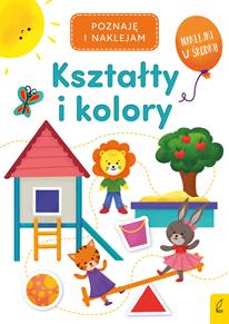 foksal książeczka poznaję i naklejam kształty i kolory