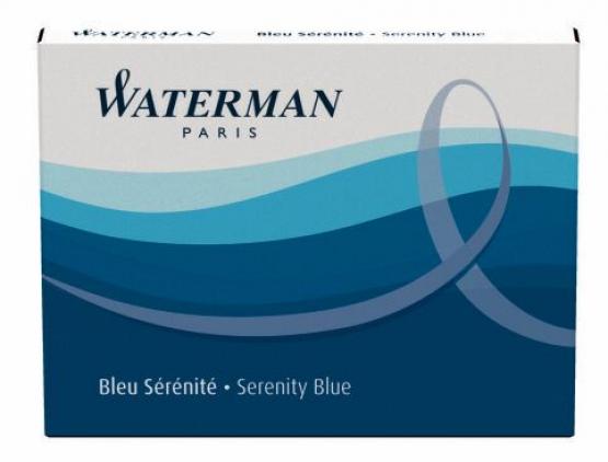 waterman naboje niebieskie a'8          newell
