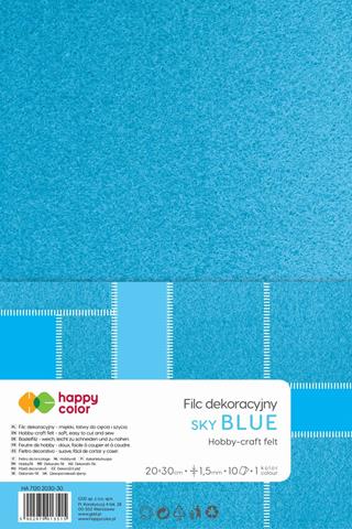 gdd filc dekoracyjny 20*30cm a'10 1,5mm błękitny ha 7120 2030-30