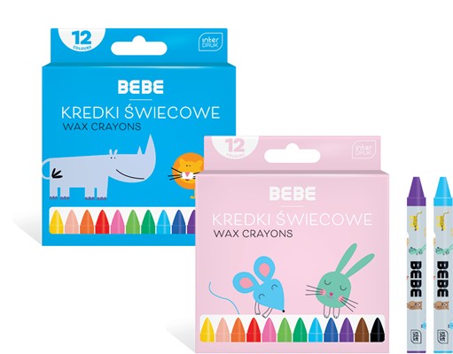 INTERDRUK KREDKI ŚWIECOWE 12KOL. BB KIDS