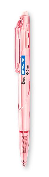 tetis długopis kd706-nr 0,5mm różowy wkład olejowy niebieski /25/