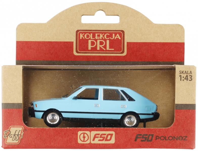 kolekcja prl-u polonez niebieski 1:43  k-581 daffi