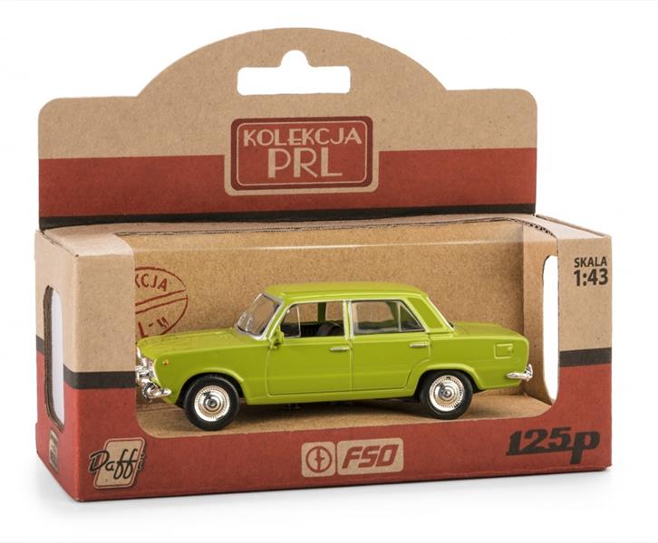 kolekcja prl-u fiat 125p zielony 1:43 k-586 daffi