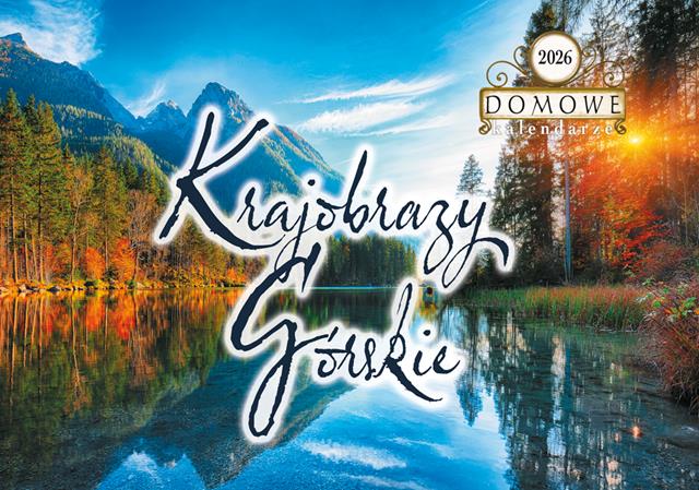 M&P KALENDARZ ŚCIENNY DOMOWY 2026 KRAJOBRAZY GÓRSKIE TW-10-4