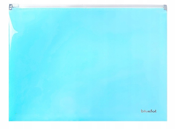 biurfol teczka a5 pp na suwak niebieska pastel tsp-a5-02 /10/