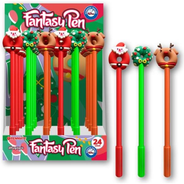 tt-długopis fantasy pen gwiazdka 0,7mm  niebieski penmate tt8614 /24/