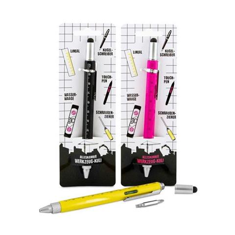 trendhaus długopis z narzędziami 5w1 mix kolor