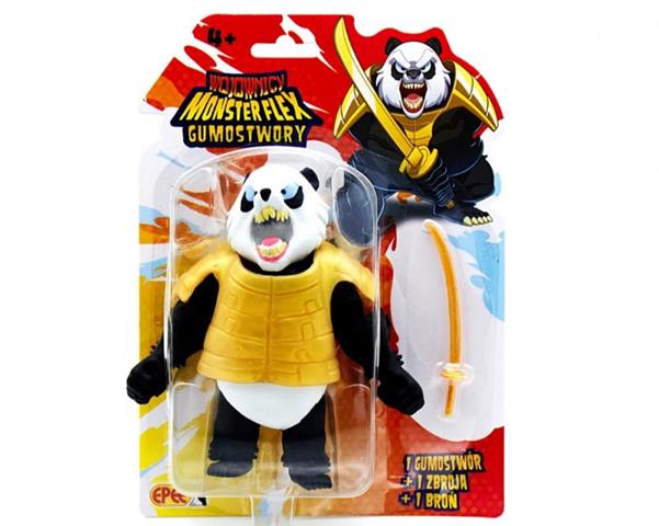epee wojownicy monsterflex gumostwory samuraj-panda ze złotą kataną