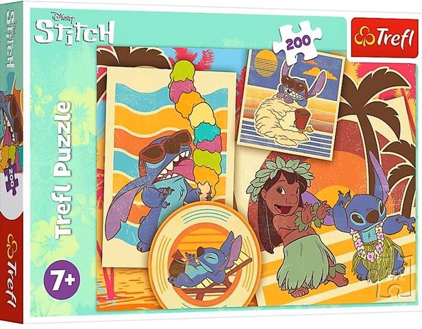 trefl puzzle 200el lilo i stich muzyczny świat 13304