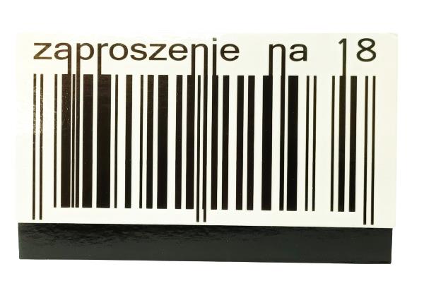 multi karnet zaproszenia 18 urodziny mk-z-226 op 10szt