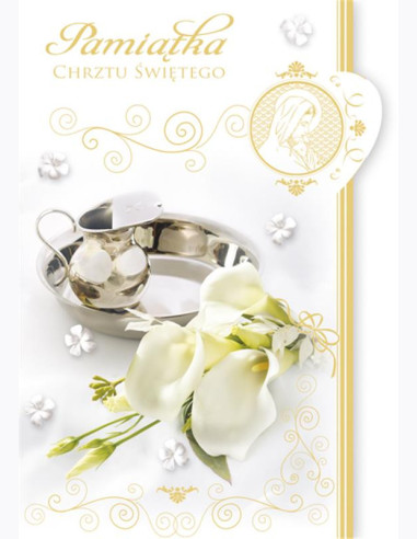 POLMAK KARTKA OZDOBNA B6X CHR 704 CHRZEST  /25/