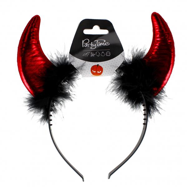 ARPEX-BN ROGI DIABŁA METALIZOWANE CZERWONESR3317CZE HALLOWEEN