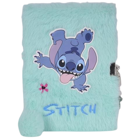 PASO-PAMIĘTNIK PLUSZOWY STITCH Z KŁÓDKĄ MIĘTOWY A5 96K=80G/M2 DS25DD-3679 /6/