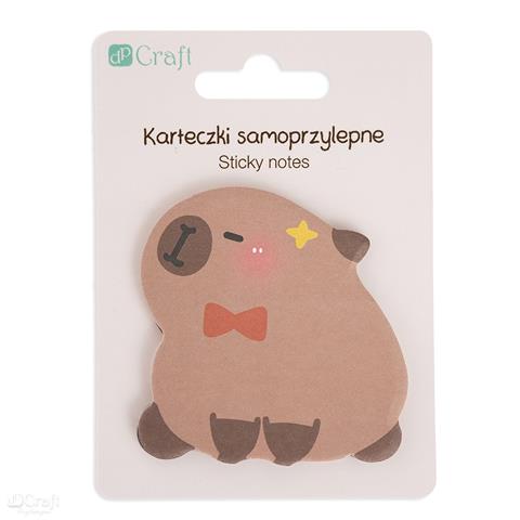 DP CRAFT KARTECZKI SAMOPRZELEPNE 6,2*6CM30 KARTEK KAPIBARA DPCA-019