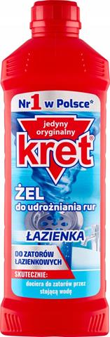 GLOBAL KRET ŻEL D/UDRAŻ.RUR 500G ŁAZIENKA