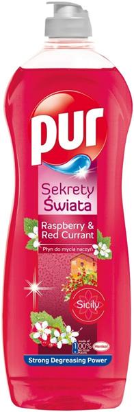 PUR 0.75L PŁYN D/NACZ. MALINA-CZERW. PORZ.