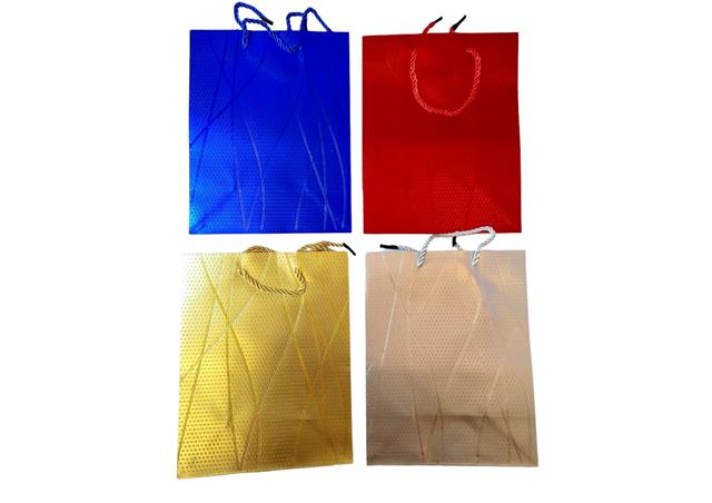 TORBA OZDOBNA 26*32*10CM METALIC VISTAR 90344 /12/