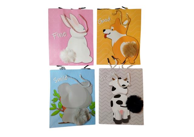 TORBA OZDOBNA 26*32*10CM ZWIERZAKI VISTAR 903408 /12/