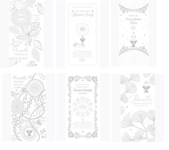 POLMAK KARTKA OZDOBNA KOMUNIA ŚWIĘTA    DLUX KOM 118 /6/