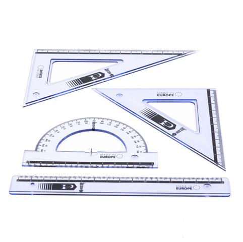 PRATEL ZESTAW KREŚLARSKI 4EL. LINIJKA 16CM ME MO BE MK105-00 /20/ AMEX