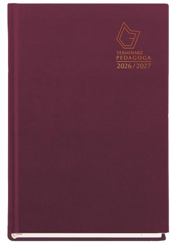 M&P TERMINARZ PEDAGOGA 2026/2027 BORDO  T-150V-B