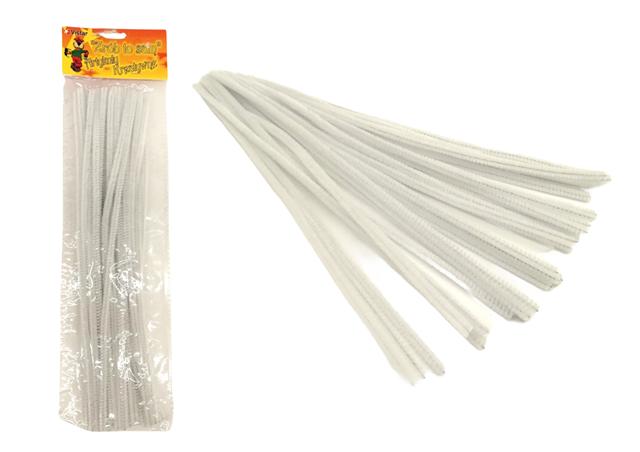 VISTAR DRUCIKI KREATYWNE 6MM 30CM BIAŁE 025 /30/