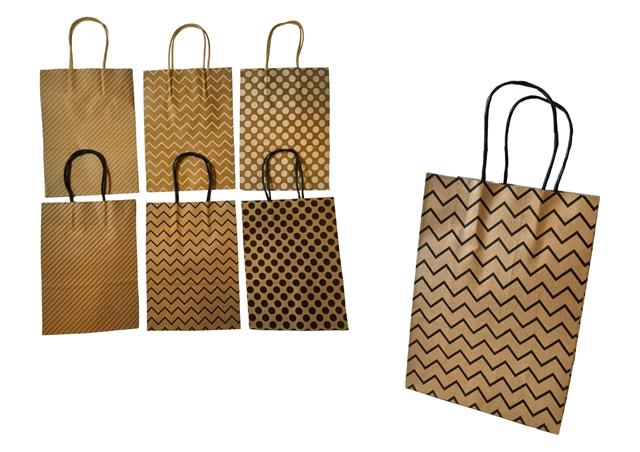 TORBA OZDOBNA 26*31*11CM EKO KRAFTOWA 903171 VISTAR /12/