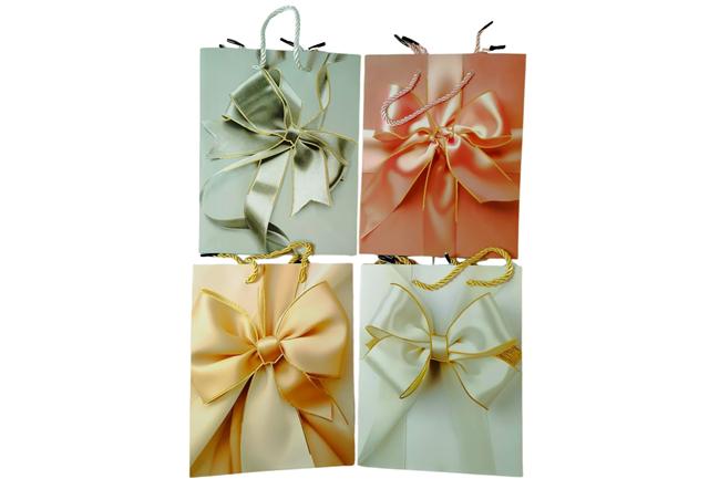 TORBA OZDOBNA 30*41,5*12CM WSTĄŻKA QZGZD-577A-2 VISTAR /12/