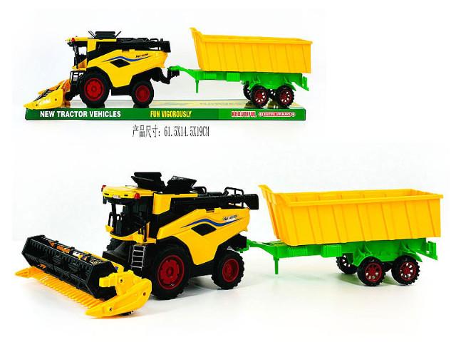 BIGTOYS KOMBAJN Z PRZYCZEPĄ BA6187