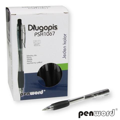 DŁUGOPIS CZARNY 1067 PSH /50/