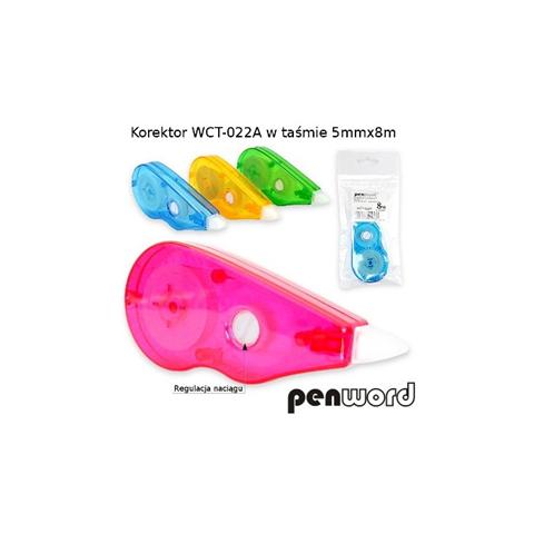KOREKTOR W TAŚMIE 8Mx5MM WCT-022A Z REGULACJĄ NACIĄGU PSH /24/