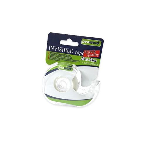 TAŚMA INVISIBLE NIEWIDOCZNA Z OBCINACZEM19mmx33m PSH /12/