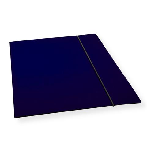 TECZKA A4 Z GUMKĄ CF-1 LAKIEROWANA GRANATOWA 300G/M2 PSH /10/