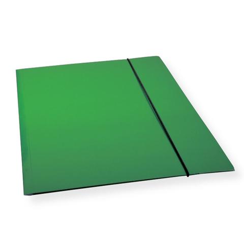 TECZKA A4 Z GUMKĄ CF-1 LAKIEROWANA ZIELONA 300G/M2 PSH /10/