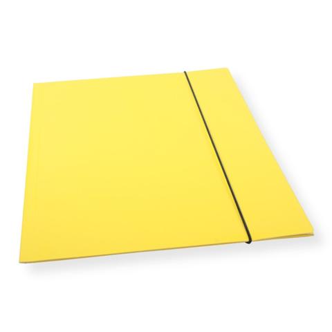 TECZKA A4 Z GUMKĄ CF-1 LAKIEROWANA ŻÓŁTA300G/M2 PSH /10/