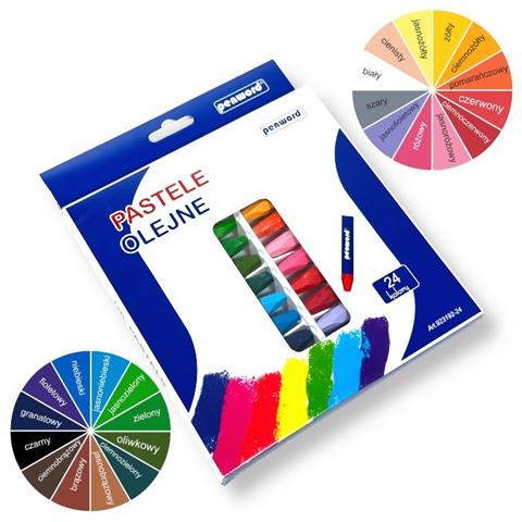PASTELE OLEJNE 24 KOLORY ART.923192-24  PSH /12/