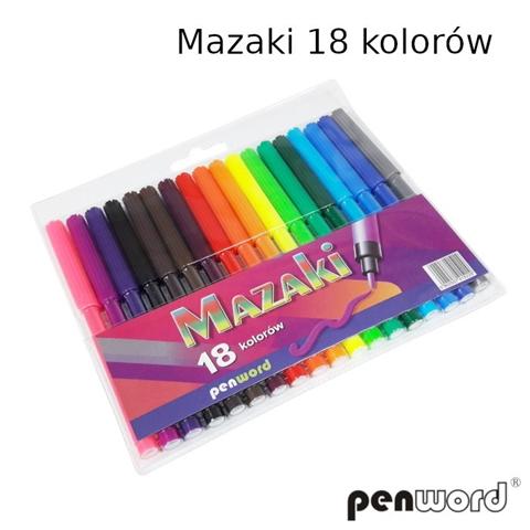 MAZAKI 18 KOLORÓW PSH /12/