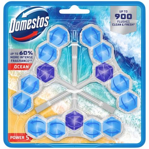DOMESTOS WC KULKI 3X50G POWER 5 OCEAN