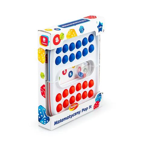 DUMEL DISCOVERY MATEMATYCZNY POP IT CZERWONO-NIEBIESKI DD30881
