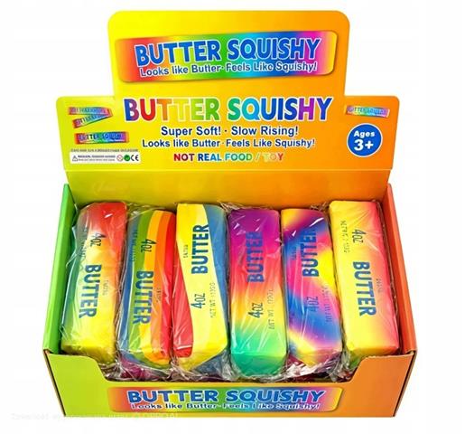 GNIOTEK MASŁO SQUISHY MAŁE TĘCZOWE /12/