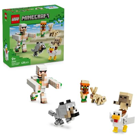 LEGO MINECRAFT 21592 Atak kurzego jeźdźca na pust