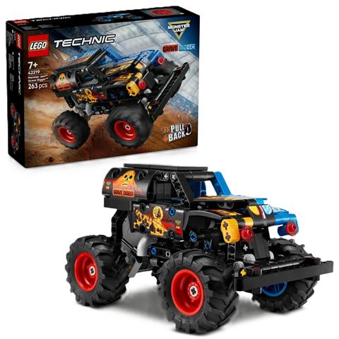 LEGO TECHNIC 42219 Monster Jam Grave Digger Ogień