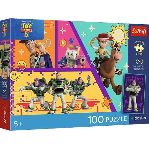 TREFL PUZZLE 100EL ZABAWKIW AKCJI PREMIUM PLUS KIDS 16556