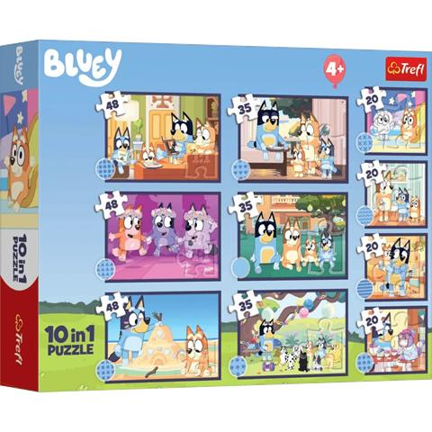 TREFL PUZZLE 10W1 HISTORIA BLUEY 96011